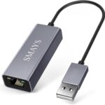 USB 2.0 to Ethernet Adapter for Nintendo Switch and Laptop – Wired LAN Network Adapter