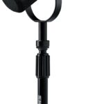 Shure MV7+ Podcast Dynamic Microphone with Stand – OBS Certified, Enhanced Audio, LED Panel, USB-C & XLR Outputs, Auto Level Mode, Digital Pop Filter – for Podcasting, Streaming, and Recording, Black