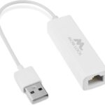 USB Ethernet LAN Network Adapter Compatible with Laptops and All USB 2.0 Compatible Computers Including Windows 7 to 11 Vista Mac OS X and macOS – by Mobi Lock