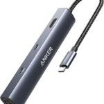 Anker 6-in-1 USB C Hub with 65W Power Delivery, 4K HDMI, 1Gbps Ethernet, USB Ports for MacBook Air, iPad Pro, XPS, and More