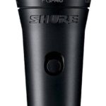 Shure PGA48 Dynamic Microphone – Handheld Mic for Vocals with Cardioid Pick-up Pattern, Discrete On/Off Switch, 3-pin XLR Connector, 15′ XLR-to-XLR Cable, Stand Adapter and Zipper Pouch (PGA48-XLR)