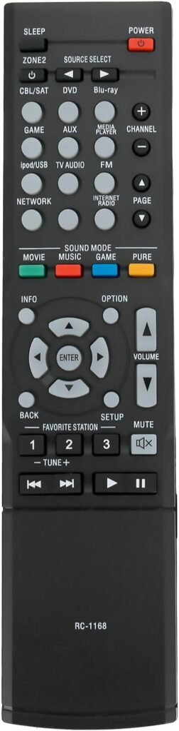New RC-1168 Replaced Remote Control RC1168 fit for DENON AV Receiver AVR-1713 RC-1169 AVR-1613 Power Amplifier Home Theater System