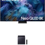 Samsung 65-Inch Class Neo QLED QN990F 8K Mini LED Smart TV (2025 Model) NQ8 AI Gen3 Processor, 8K AI Upscaling Pro + Samsung Q-Series Soundbar HW-Q900F 7.1.2 ch Subwoofer (2025 Model)