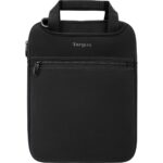 Targus Vertical Slipcase Laptop Messenger Bag, Black – Hideaway Handles with Cross Shoulder Strap and Protective Padding, Fits 14″ Laptop (TSS913)