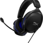 HyperX Cloud Stinger 2 Core – Gaming Headset for Playstation, Lightweight Over-Ear Headset with mic, Swivel-to-Mute Function, 40mm Drivers – Black