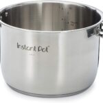 Instant Pot Stainless Steel Inner Cooking Pot with Handles, 6-Qt, Polished Surface, Rice Cooker, Stainless Steel Cooking Pot, Use with 6-Qt Duo Evo ,Pro & Pro Crisp