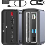 TobenONE Docking Station 3 Monitors, Triple Monitor Docking Station with Single 8K USB-C Video, Dual 4K HDMI, 10Gbps USB A/C, PD 3.0, 100W Power Supply, USB C Dock for Windows/ChromeOS, Dell, HP, ASUS