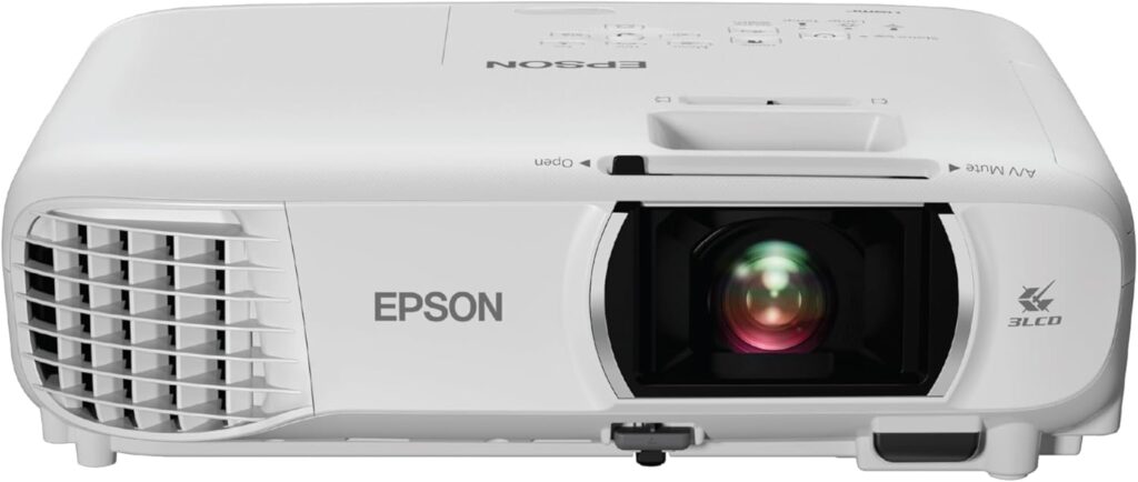 Epson Home Cinema 1100 3-Chip 3LCD Wireless 1080p Projector, Streaming with Apple AirPlay, Miracast, Home Theater/Gaming, 3,400 Lumens Color and White Brightness, Speaker, 16000:1 Contrast, 2x HDMI