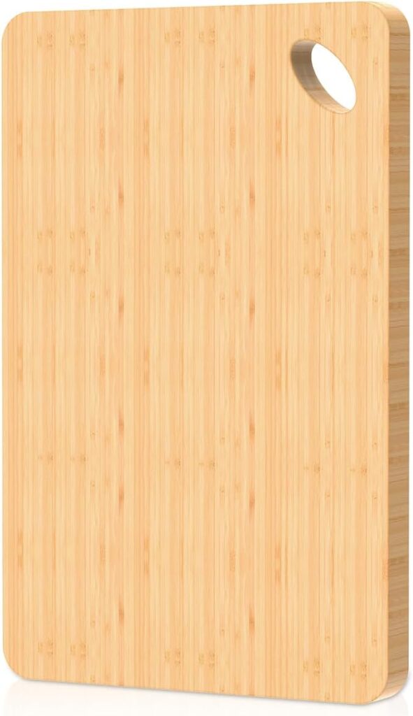 Chopping Board, 15.3 * 8.7” Wood Cutting Boards for Kitchen for Chopping Meat Vegetables Fruits, Knife Friendly Small Bamboo Cutting Board
