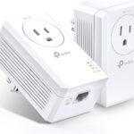 TP-Link AV1000 Powerline Ethernet Adapter Kit (TL-PA7017P KIT) – Passthrough, Noise Filtering, Gigabit Port, Plug Pair & Play, Network Adapter, Free Expert Support