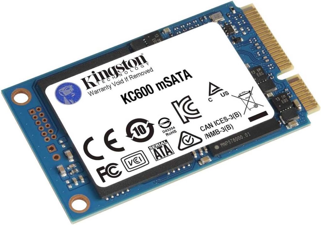 Kingston 512G KC600 SATA3 mSATA SSD | SKC600MS/512G