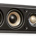 Polk Signature Elite ES35 Slim Center Channel Speaker – Hi-Res Audio Certified, Dolby Atmos & DTS:X Compatible, 1″ Tweeter & (6) 3″ Woofers, Stunning Black (Renewed)