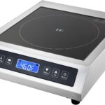 Commercial Induction Cooktop, Portable Electric Countertop Burner with Sensor Touch and LCD Screen(1800W/120V),Commercial Grade Induction cooker for Hotel Restaurant School