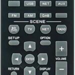 RAV551 ZT74390 RAV556 ZW69560 Replacement Remote Control Applicable for Yamaha AV Receiver RX-A670 RX-A660 RX-A660BL RX-A670BL RXA670 RXA660 RXA660BL RXA670BL
