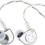 Linsoul SIMGOT EW300 1DD+1Planar+1PZT Hybrid Driver in Ear Monitor, Wired Earbuds IEM, Gaming Earbuds with Detachable Nozzles, Silver-Plated OFC IEM Cable for Audiophile Musician (Standard Edition)