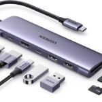 UGREEN Revodok 1071 USB C Hub for Laptop 7 in 1 Dock 4K HDMI, 100W PD Charging, USB-C & 2 USB-A 5Gbps Data Ports, SD/TF Card Reader for MacBook Pro/Air, iPad Pro, XPS, Thinkpad