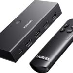 UGREEN HDMI Switch 3 in 1 Out 4K@60Hz, HDMI Splitter with Remote Supports HDR10+ CEC HDCP2.2 Compatible with Nintendo Switch PS5/4/3 Xbox Roku TV Fire Stick Blu-Ray Player