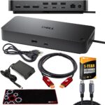 Dell Pro Thunderbolt 5 Smart Dock SD25TB5 Bundle with 1 YR CPS Protection Pack + Deco Gear 6FT HDMI Cable + 6FT Braided USB-C to USB-C Cable + Gaming Mouse Pad (Large)