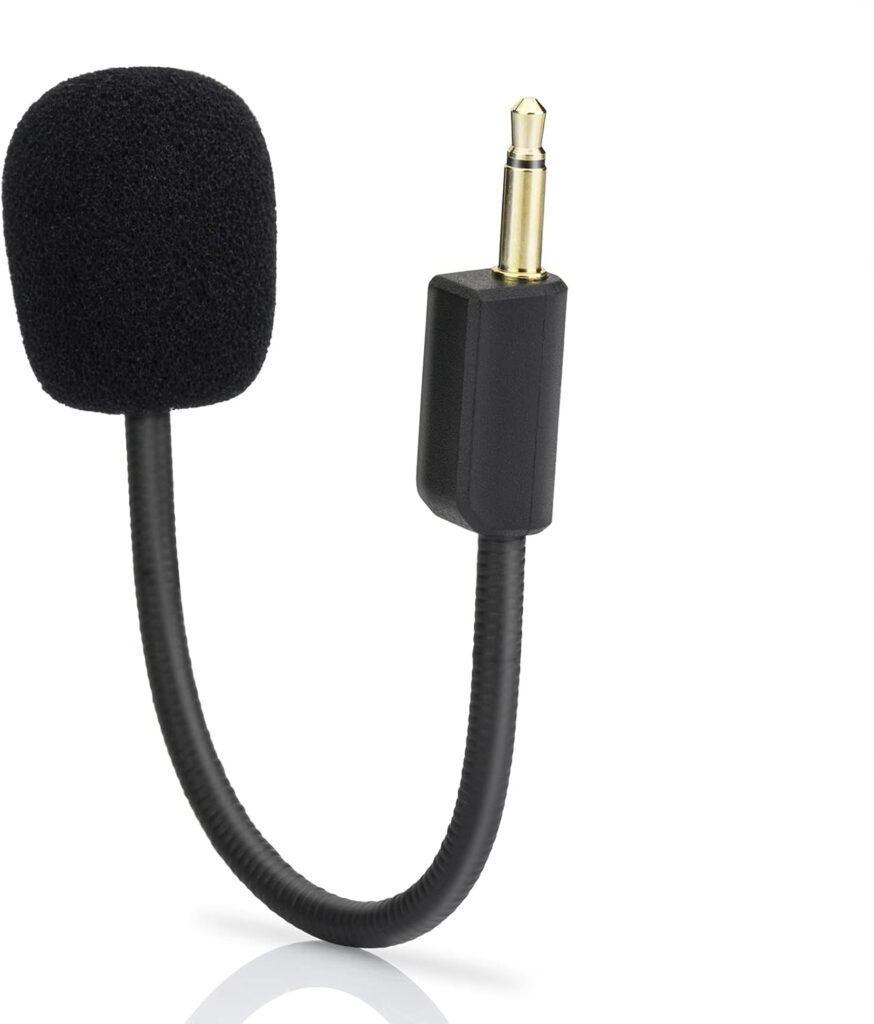 LEFXMOPHY Blackshark V2 Mic Replacement for Razer BlackShark V2 and V2 Pro Wireless Gaming Headset 3.5mm Detachable Game Boom Microphone with Foam