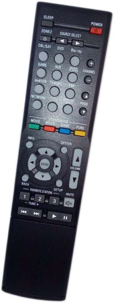 Replaced Remote Control Compatible for Denon AVR-1913 RC-1167 AVR-2113CI AVR-E400 Home Theater AV Receiver System