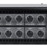 Rockville RCS180-6 180W 6-Zone 70v Commercial Amplifier, Bluetooth, USB/SD/RCA, Mic, Optical Inputs, FM, for Restaurants/Offices