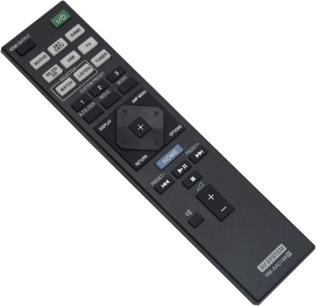 RM-AAU189 RMAAU189 Replace Remote Control fit for Sony AV Receiver Home Theater System STR-DN850 STR-DN1050 STRDN850 STRDN1050