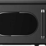 Magic Chef Microwave – 0.7 Cu Ft Retro Style Countertop Microwave Oven, Compact Kitchen Counter or Dorm Appliance, 700 Watts, Black