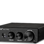 AIYIMA A07 Pro TPA3255 Stereo Amplifier Bluetooth 5.2 300Wx2 HiFi Class D Amp 2.0/2.1 Channel Audio Power Amp for Home Audio Speaker with Bass Treble knobs& 3.5mm Line Output,Supports 24-48V