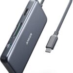 Anker USB C Hub (7-in-1), with 4K HDMI, 85W Power Delivery, USB-C and 2 USB-A 5Gbps Data Ports, microSD and SD Card Reader, for MacBook Air, MacBook Pro, XPS, and More