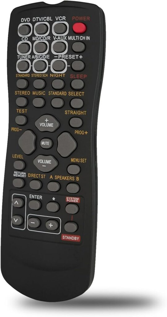 Replacement Remote Control for Yamaha RX-V659 HTR-5960 HTR-5960BL HTR-5960SL YHT-670 HTR-5949 HTR-5950 RX-596 AV A/V Receiver