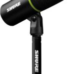 Shure MV6 Gaming Microphone – Dynamic USB Mic for PC Gaming & Streaming with Tap-to-Mute, Noise Cancellation, Desktop Stand & 3.5mm Headphone Monitoring, Black