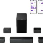 ULTIMEA 7.1 Surround Sound System for TV with Dolby Atmos, 460W Sound Bar for TV with 6.5″ Subwoofer, APP Control, 4 Wired Surround Speakers, Home Theater Sound System, Poseidon D80 (2025 Upgrade)