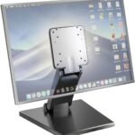 Jakeko Lay Flat Low Profile Monitor Stand – For 14-24″ Screens Ergonomic Adjustable Desktop Mount With 100x100mm Compatibility