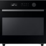 SAMSUNG 1.2 cu. ft. Countertop Convection Microwave with Air Fry, Black Glass, MC12DB8700CKAA