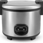 Aroma Housewares 60-Cup (Cooked) (30-Cup UNCOOKED) Commercial Rice Cooker, Stainless Steel Exterior (ARC-1130S), Silver