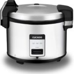 CUCKOO Commercial Rice Cooker & Warmer, Extra Large Rice Cooker 30-Cup Uncooked / 60-Cup Cooked, Professional Industrial Grain Cooker with Large Capacity, Easy One-Touch Operation, Silver (CR-3032)