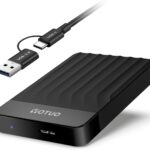 Portable External Hard Drive Storage Expansion Mobile HDD USB 3.0 USB-C for PC, Mac, Desktop, Laptop, PS4, PS5, Xbox One X/S, Xbox 360, Xbox Series X/S, Office & Game (Black, 1TB)