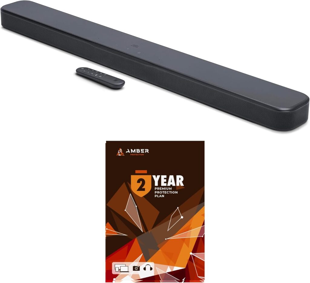 JBL BAR-300-MK2 5.0 All-in-One with Dolby Atmos Soundbar and 2 Year Amber Protection Plan (2025)