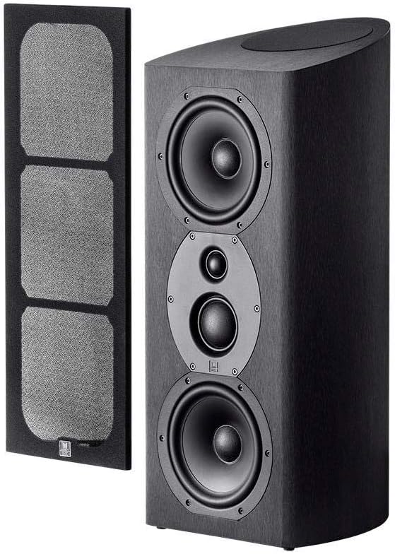 Monolith THX-365T – THX Ultra Certified Dolby Atmos Enabled Mini-Tower Speaker, two 6.5″ woofers, Black