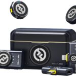 Hollyland Lark M2 Wireless Microphone for iPhone/Camera/Android/PC, 48kHz/24-bit High Fidelity Audio, 300m Range, Noise Cancelling, 40h Use, YouTube, Vlog, Streaming (2TX + 3RX + Charging Case)