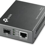TP-Link MC220L | Gigabit SFP to RJ45 Fiber Media Converter | Fiber to Ethernet Converter | Plug and Play | Durable Metal Casing | Versatile Compatibility | Auto-Negotiation | UL Certified