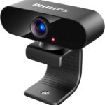 Philips Webcam with Microphone, Full HD 1080P, USB Computer Camera, Plug and Play, 360° Rotate, for PC Video Conferencing/Calling/Gaming, Laptop/Desktop Mac, Skype/YouTube/Zoom/Facetime