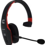 Cummins Edition BlueParrott B450-XT Noise Cancelling Bluetooth Headset – Unique Design with Industry Leading Sound & Improved Comfort, Up to 24 Hours of Talk Time, IP54-Rated, Black Red