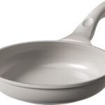 Redchef Nonstick Frying Pan Skillet, Non Stick Ceramic Frying Pan, Egg & Omelet Pans, Non Toxic, Kitchen Healthy Cookware, PFAS & PTFE & PFOA Free,Induction Compatible, Gray, 9.5″