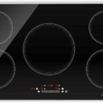 36 Inch Induction Cooktop, 5 Burner Electric Cooktop with 9 Power Levels, Touch Control, Timer, Child Lock and Residual Heat Warning, 10800W, 220-240V for Hard Wire