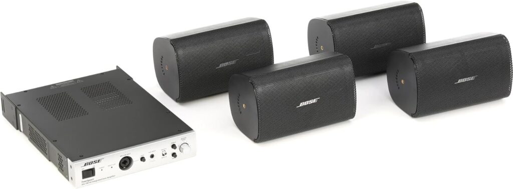 Bose Professional AudioPack Pro S4 120-volt Surface-Mount Loudspeaker Pack – Black