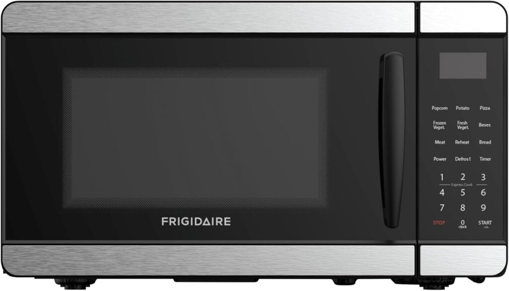 FRIGIDAIRE EMW727 0.7 Cubic Foot Microwave, Stainless Steel