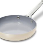 Caraway Nonstick Ceramic Mini Fry Pan (1.05 qt, 8″) – Non Toxic, PTFE & PFOA Free – Oven Safe & Compatible with All Stovetops (Gas, Electric & Induction) – Cream