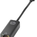 HP USB-C to RJ45 Adapter – No Localization (V7W66AA), Black