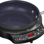 Nuwave PIC Flex Compact, Portable, Powerful Induction Cooktop With 9-inch Duralon Healthy Ceramic Non-Stick Fry Pan